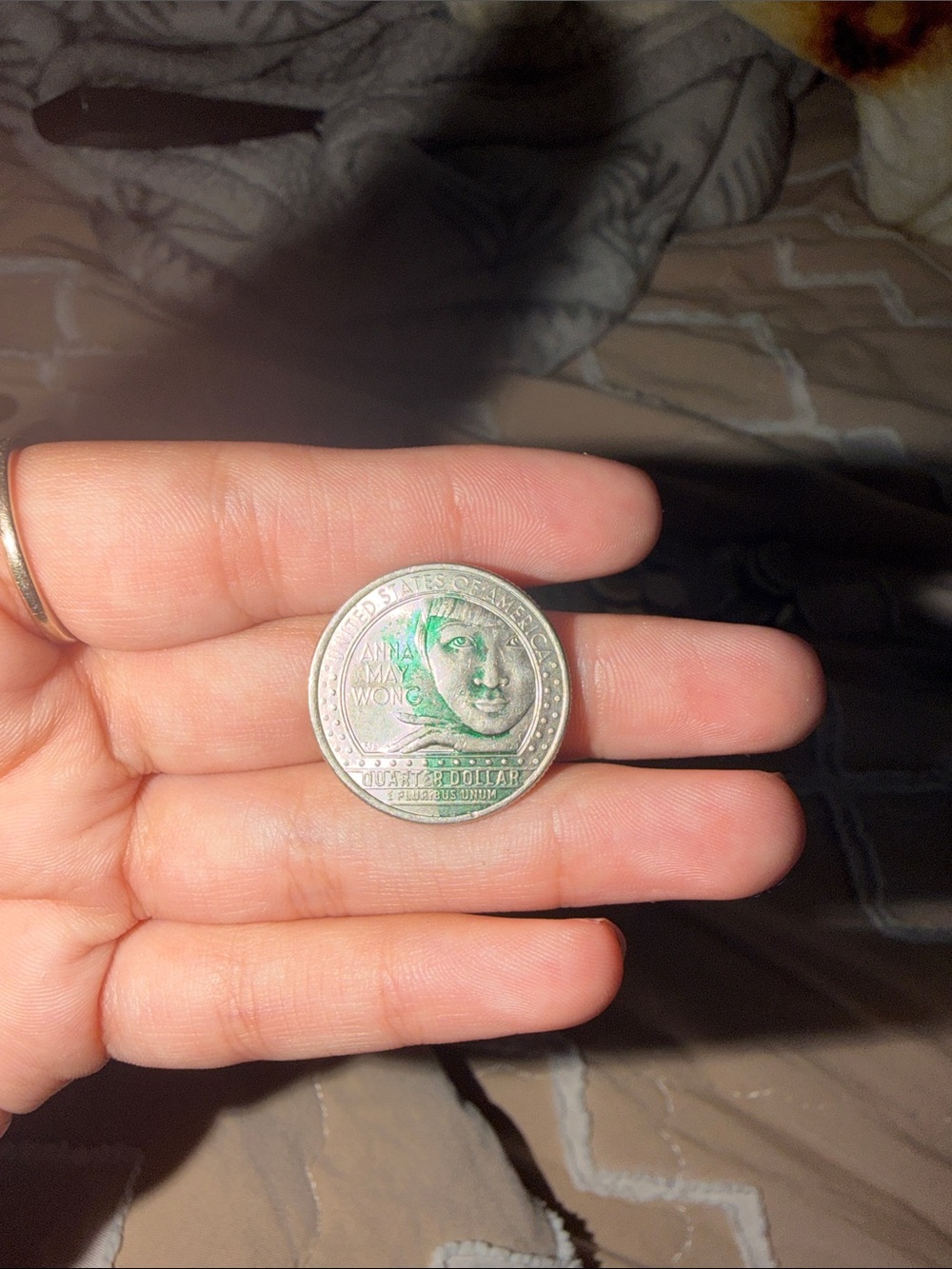 Susan B. Anthony/Annie May Wong Commemorative US Quarter - Silver Tone
